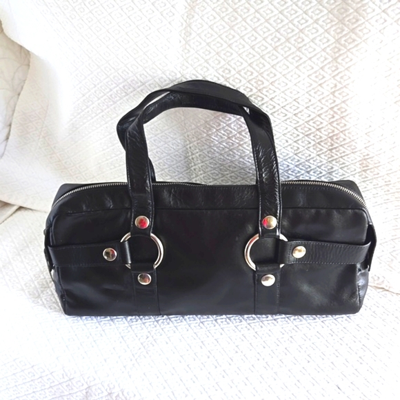 ( Kooba ) Leather Bag in Black / Silver Hardware - Picture 7 of 11